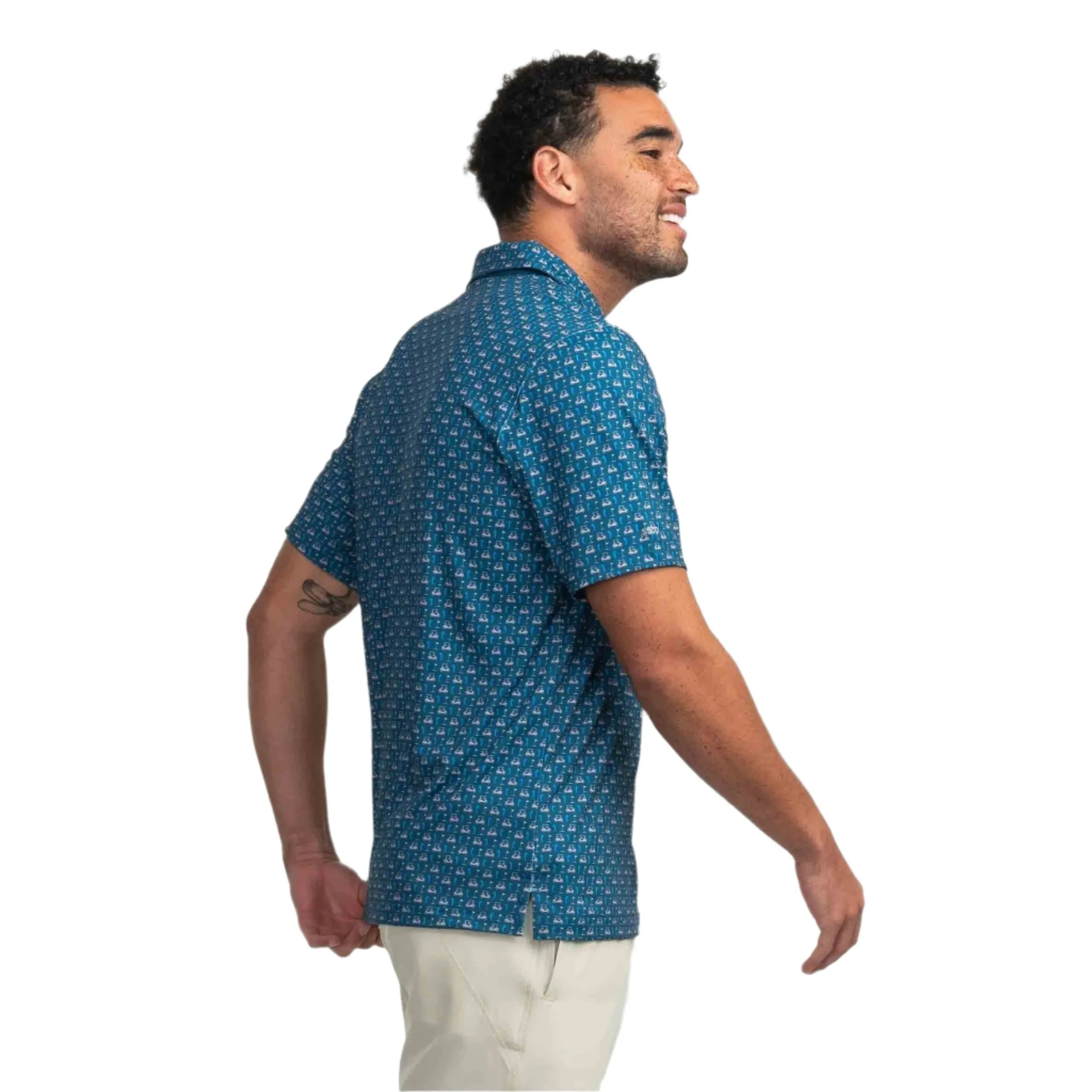 Southern Shirt Men's Perfect Round Printed Polo