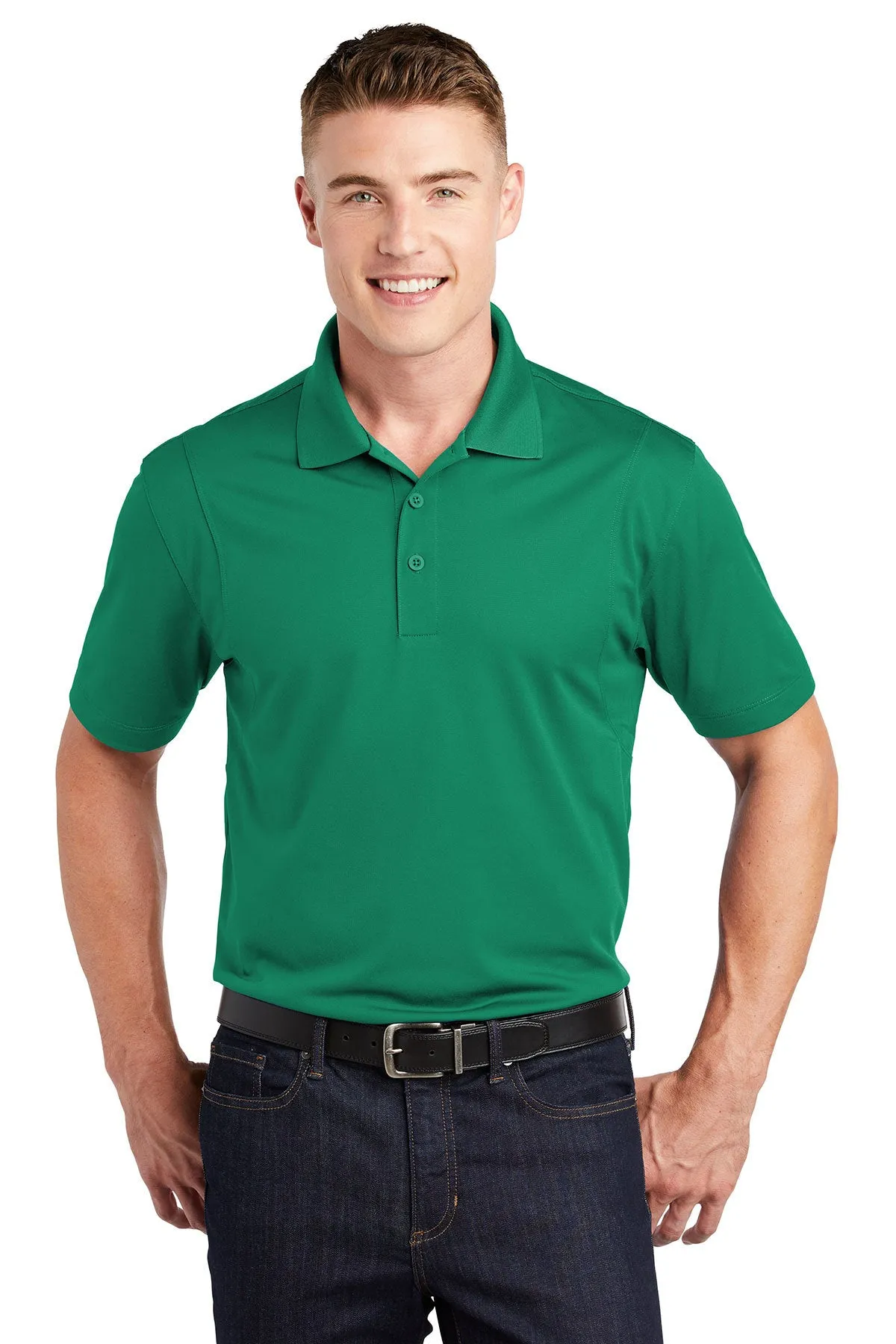 Sport-Tek Micropique Custom Sport-Wick Polos, Kelly Green