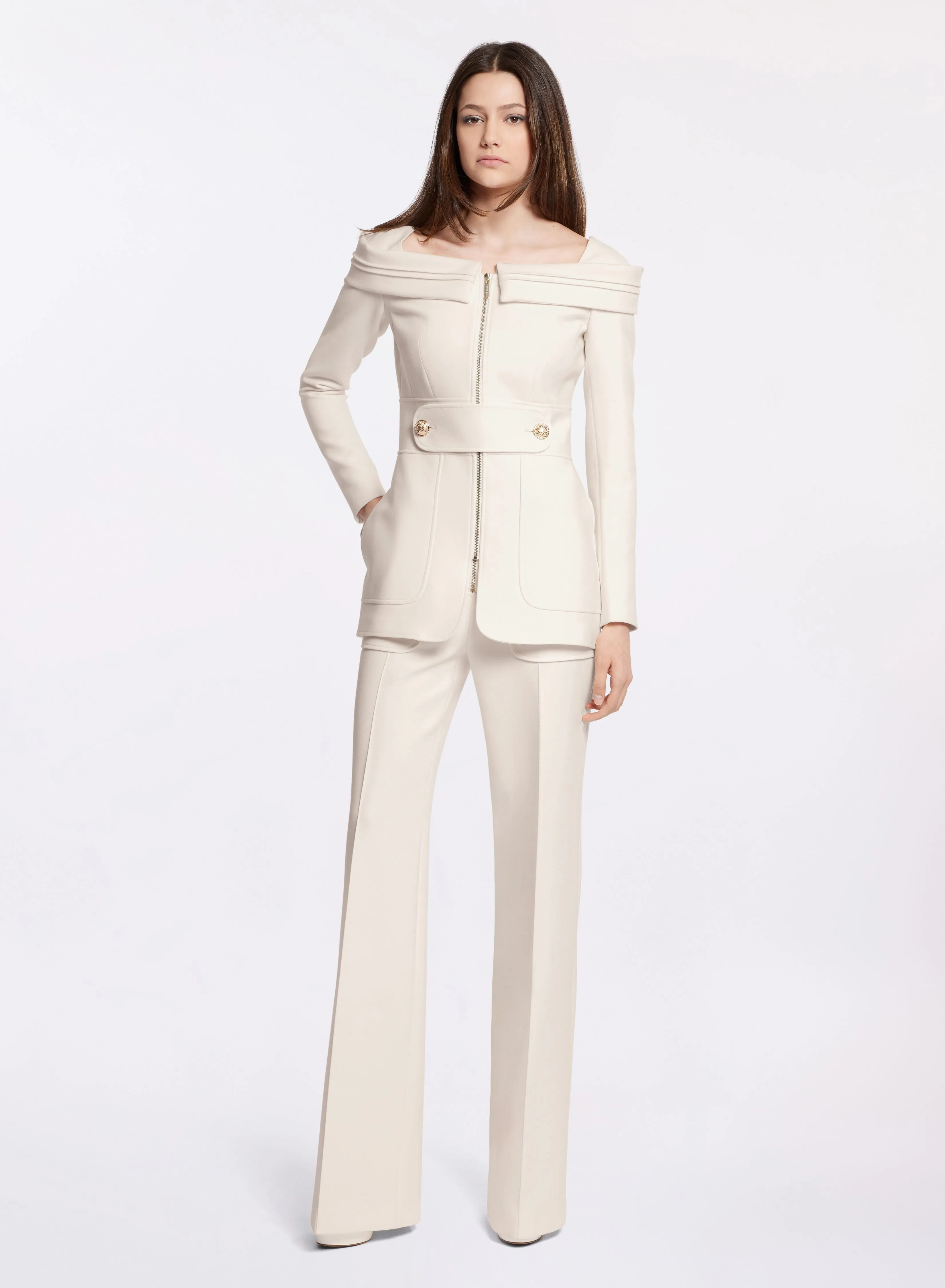 Structured Crepe Jacket