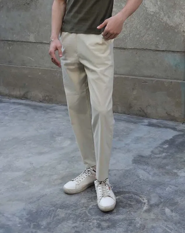 Textured Tailored Pants