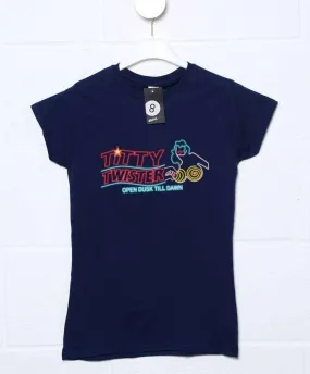 Titty Twister Womens Fitted T-Shirt