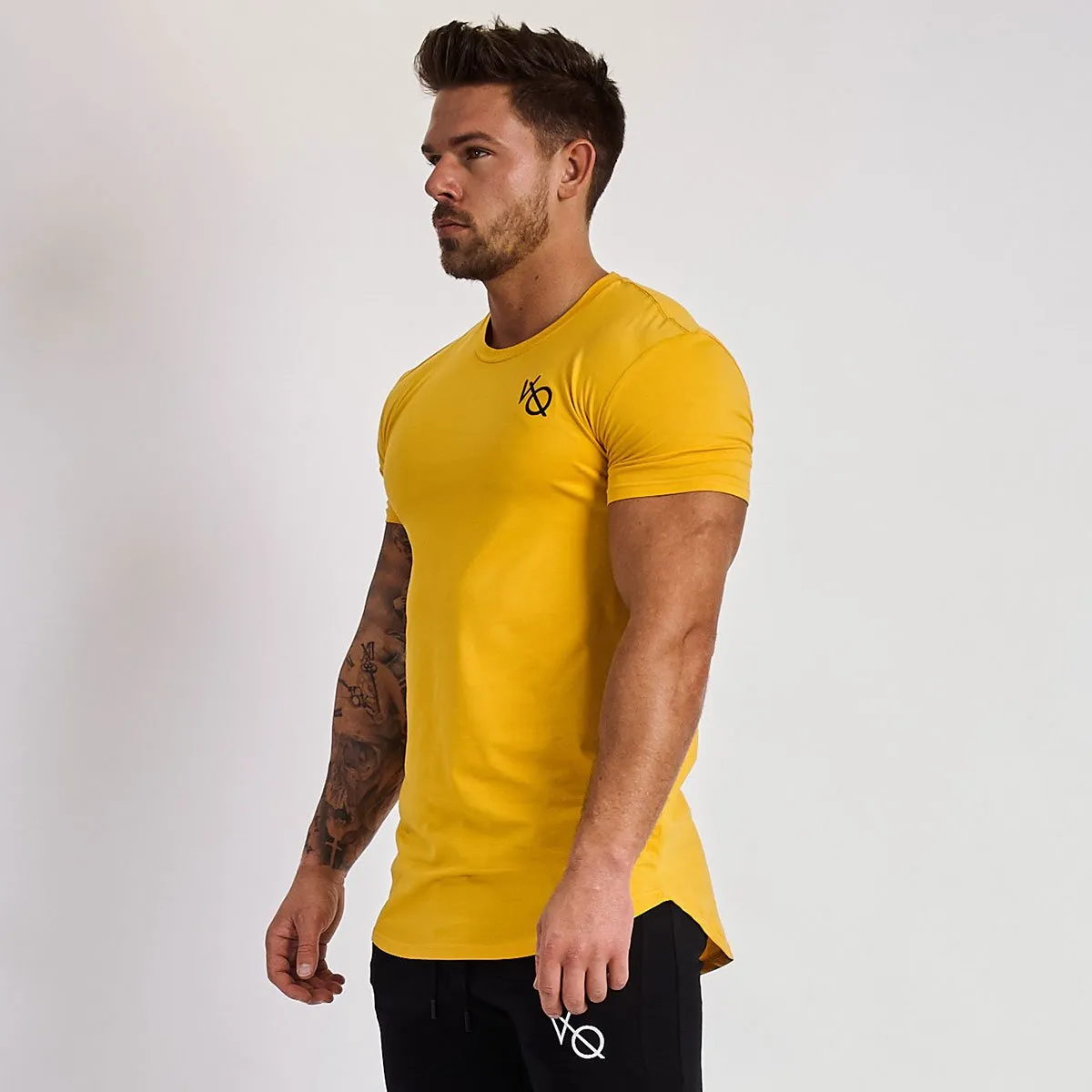 Vanquish Essential Yellow Short Sleeved T Shirt