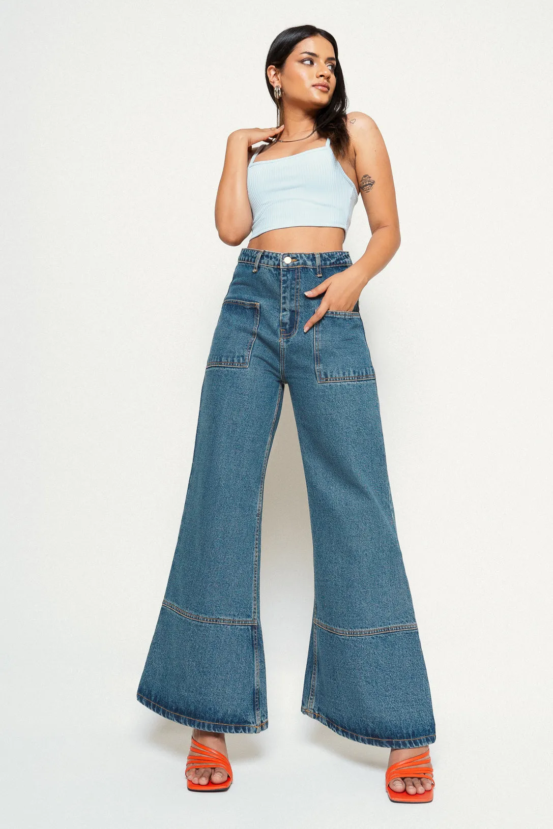 Vintage Bell Bottom Flared Jeans