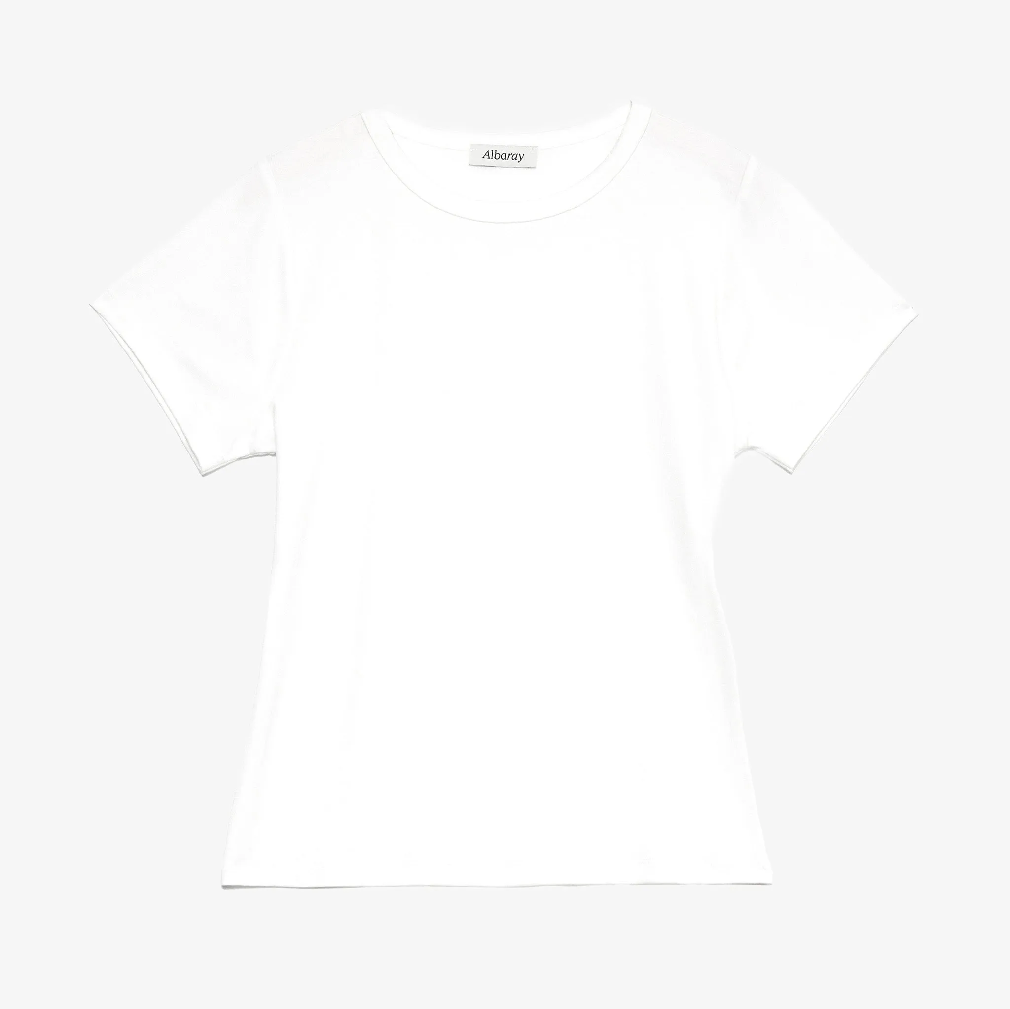 White Fitted T Shirt