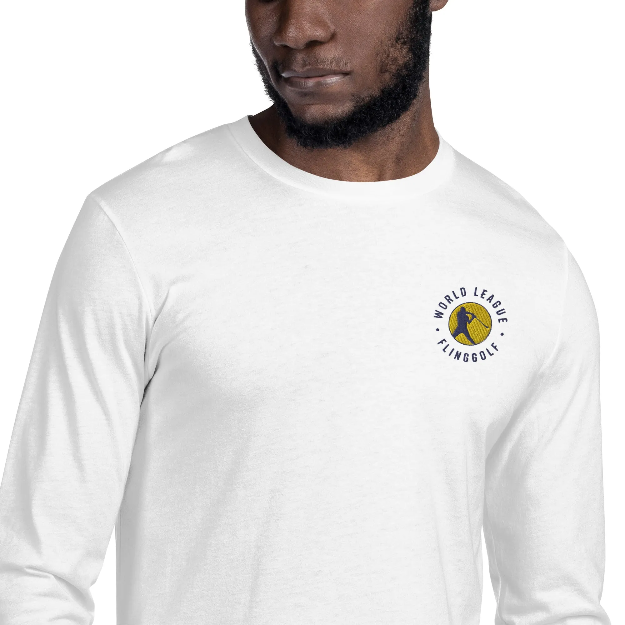 WLF Long Sleeve Fitted Crew (White)